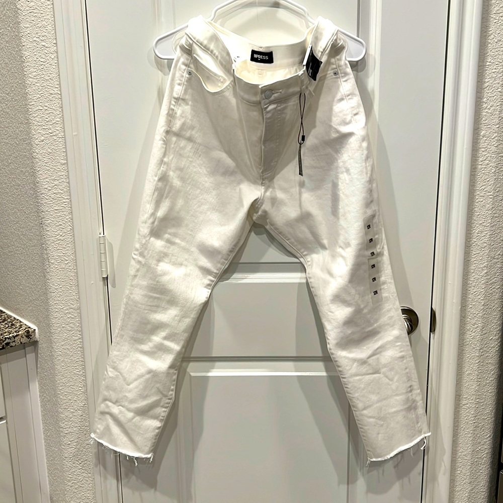 Cropped skinny jeans